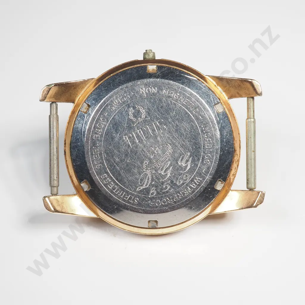 Vintage Rolled Gold Titus Wristwatch Head A/F Image 1++