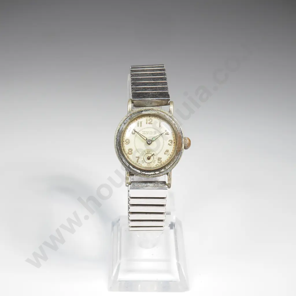 Antique Wristwatch on Flex Strap Image 1++
