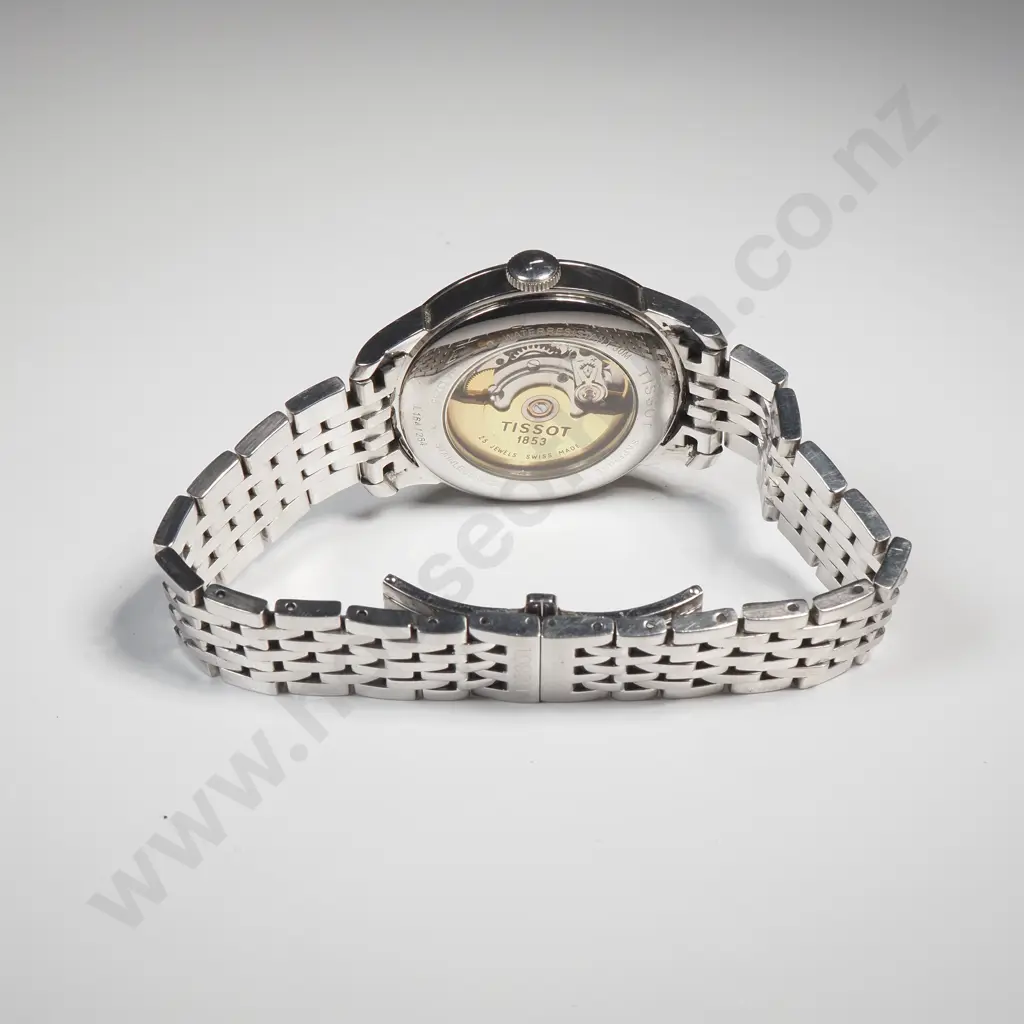 Tissot Le Locle Automatic Men's Wristwatch in Stainless Steel w a Silver Dial Image 1++