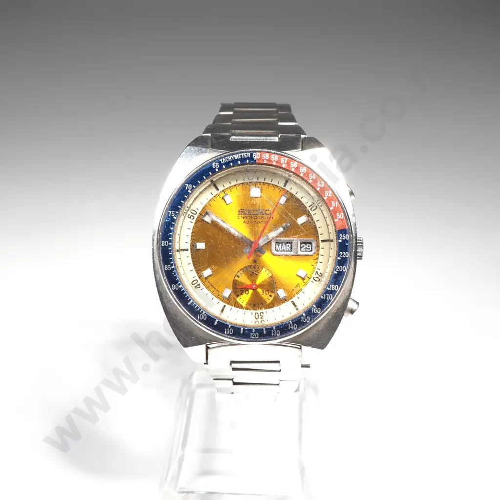 Vintage Seiko Chronograph Gents Wrist Watch Image 1++