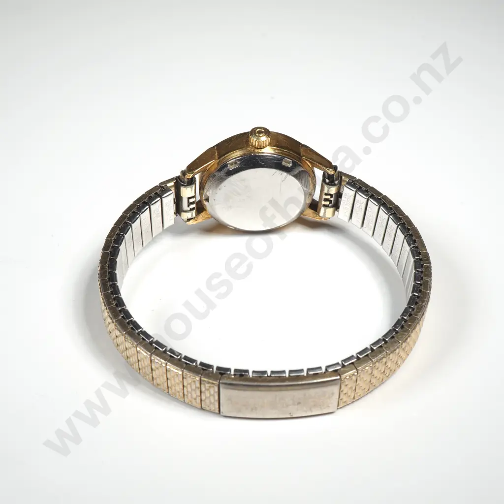 Vintage Ladies Omega Wristwatch on Flex Strap Image 1++