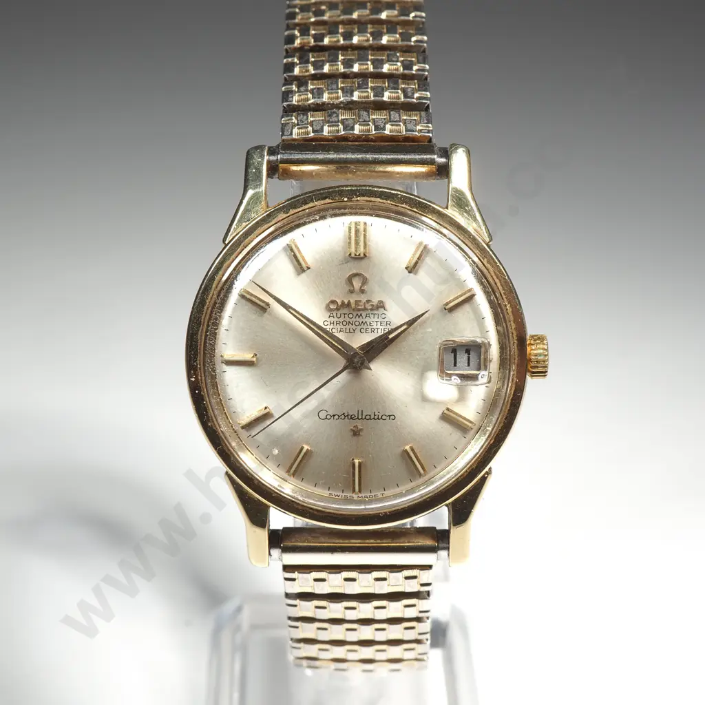 Rolled Gold Omega Constellation Chronometre Wristwatch Image 1++