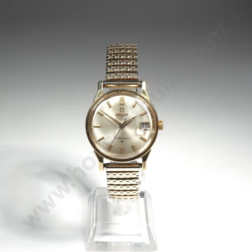 Rolled Gold Omega Constellation Chronometre Wristwatch Image 1++