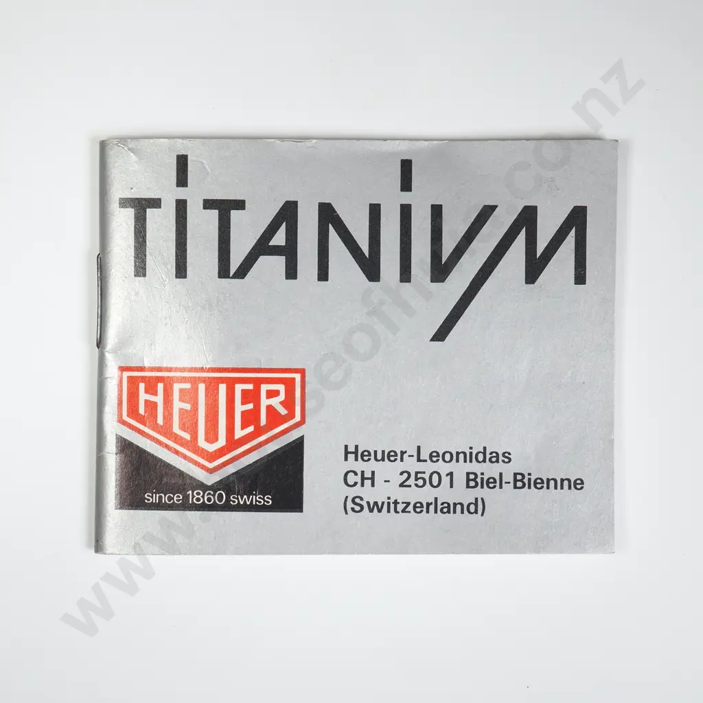Heuer Titanium Quartz Wristwatch on Original Bracelet Image 1++