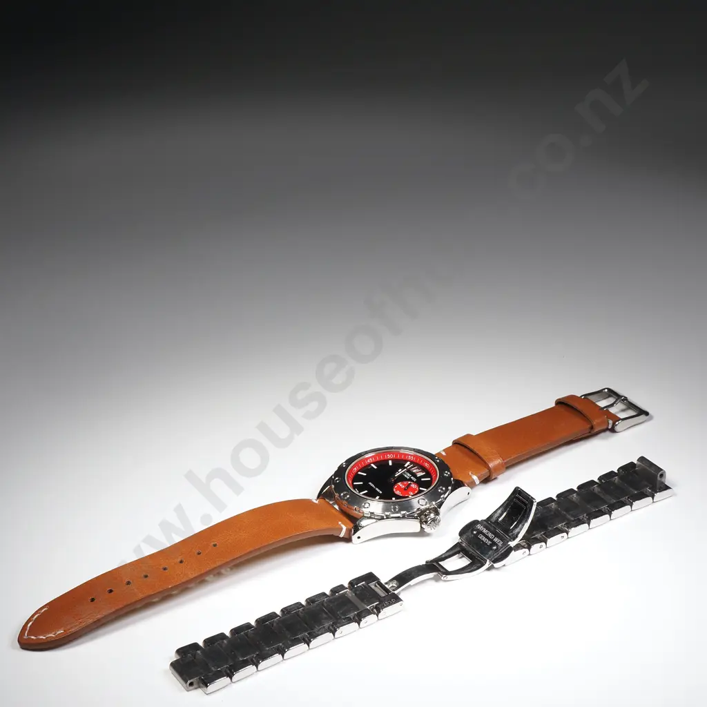 Raymond Weil Gents Wristwatch w Two Bracelets Image 1++