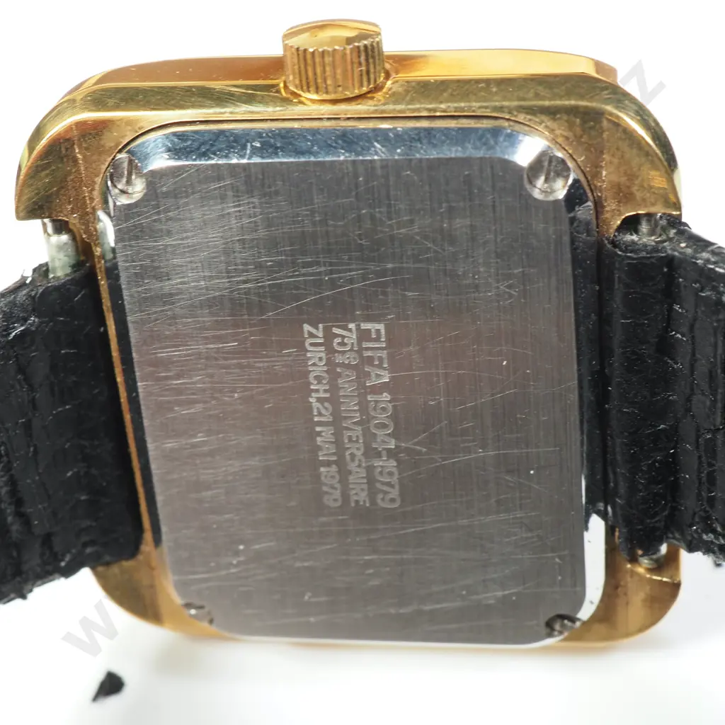 1979 Soremo Fifa World Cup Quartz Wristwatch in Box w Papers Image 1++
