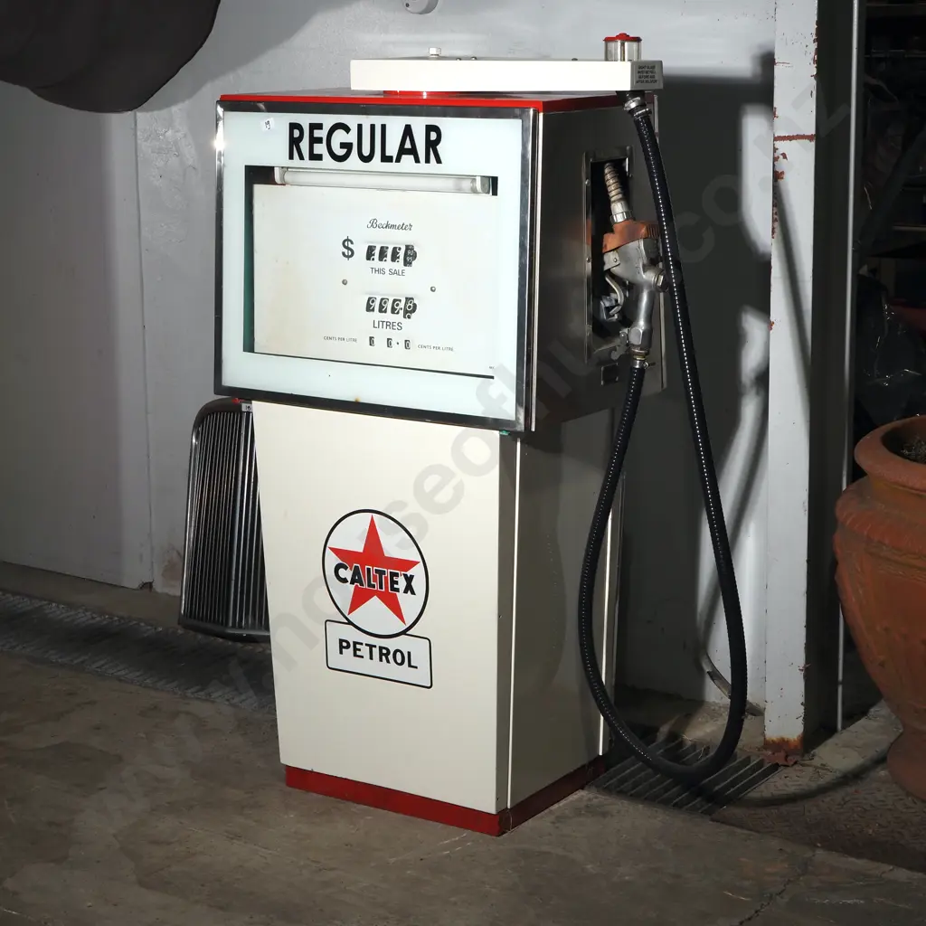 Caltex Vintage Fuel Pump Image 1++