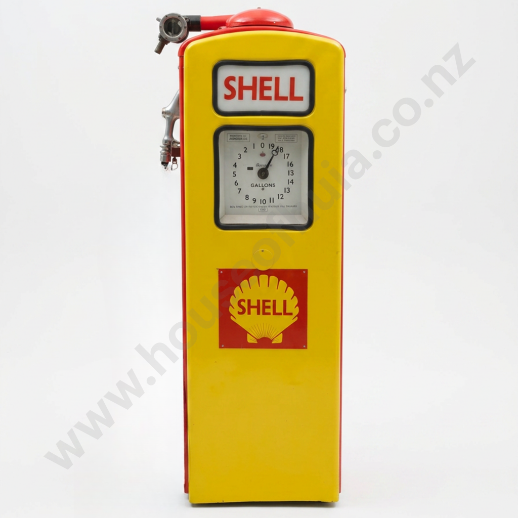 Shell Full Size Fuel Pump Vintage Image 1++