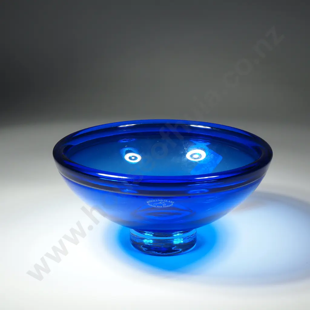 Hoglund Cobalt Blue Glass Bowl Image 1++