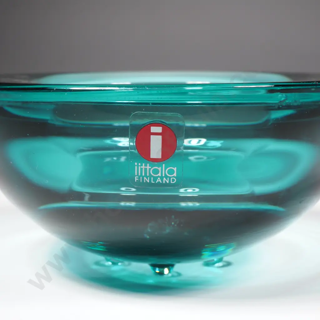 Sea Blue Turquoise Littala Ballo Tea Light Candle Holder Image 1++