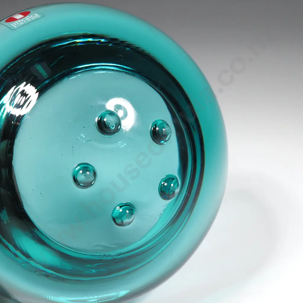 Sea Blue Turquoise Littala Ballo Tea Light Candle Holder Image 1++