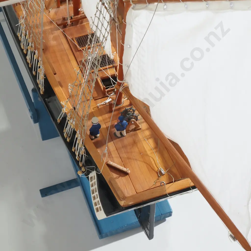 A Detailed Model of the Clipper Ship 'Seawitch' w Complex System of Masts & Rigging, Built by Paul Cousins, Christchurch Image 1++