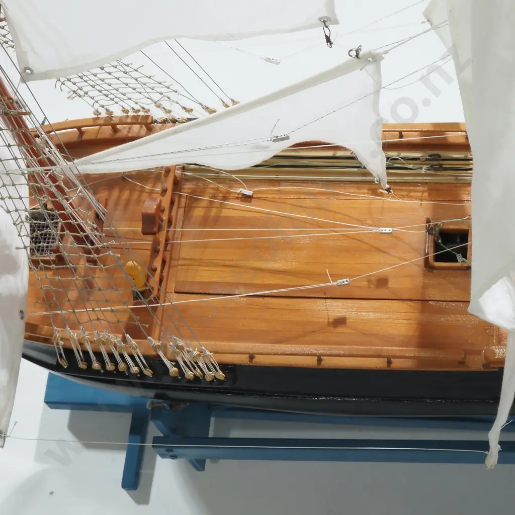 A Detailed Model of the Clipper Ship 'Seawitch' w Complex System of Masts & Rigging, Built by Paul Cousins, Christchurch Image 1++