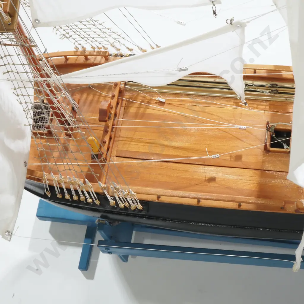 A Detailed Model of the Clipper Ship 'Seawitch' w Complex System of Masts & Rigging, Built by Paul Cousins, Christchurch Image 1++