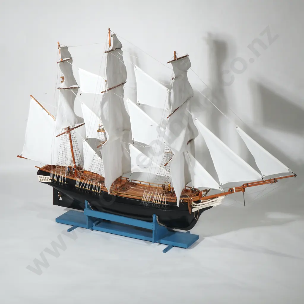 A Detailed Model of the Clipper Ship 'Seawitch' w Complex System of Masts & Rigging, Built by Paul Cousins, Christchurch Image 1++