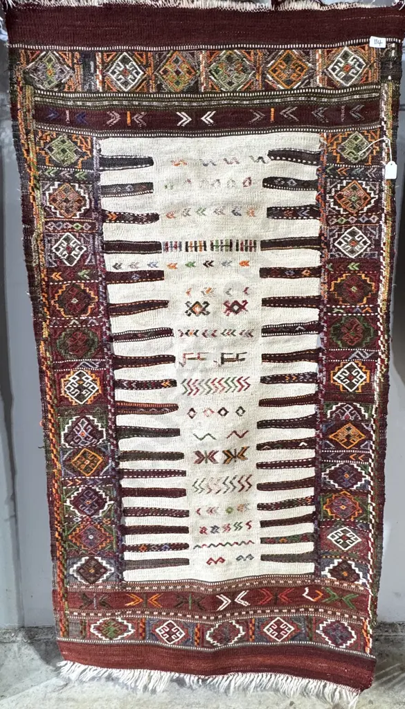 Vintage Hand Made Kilim Rug Image 1++