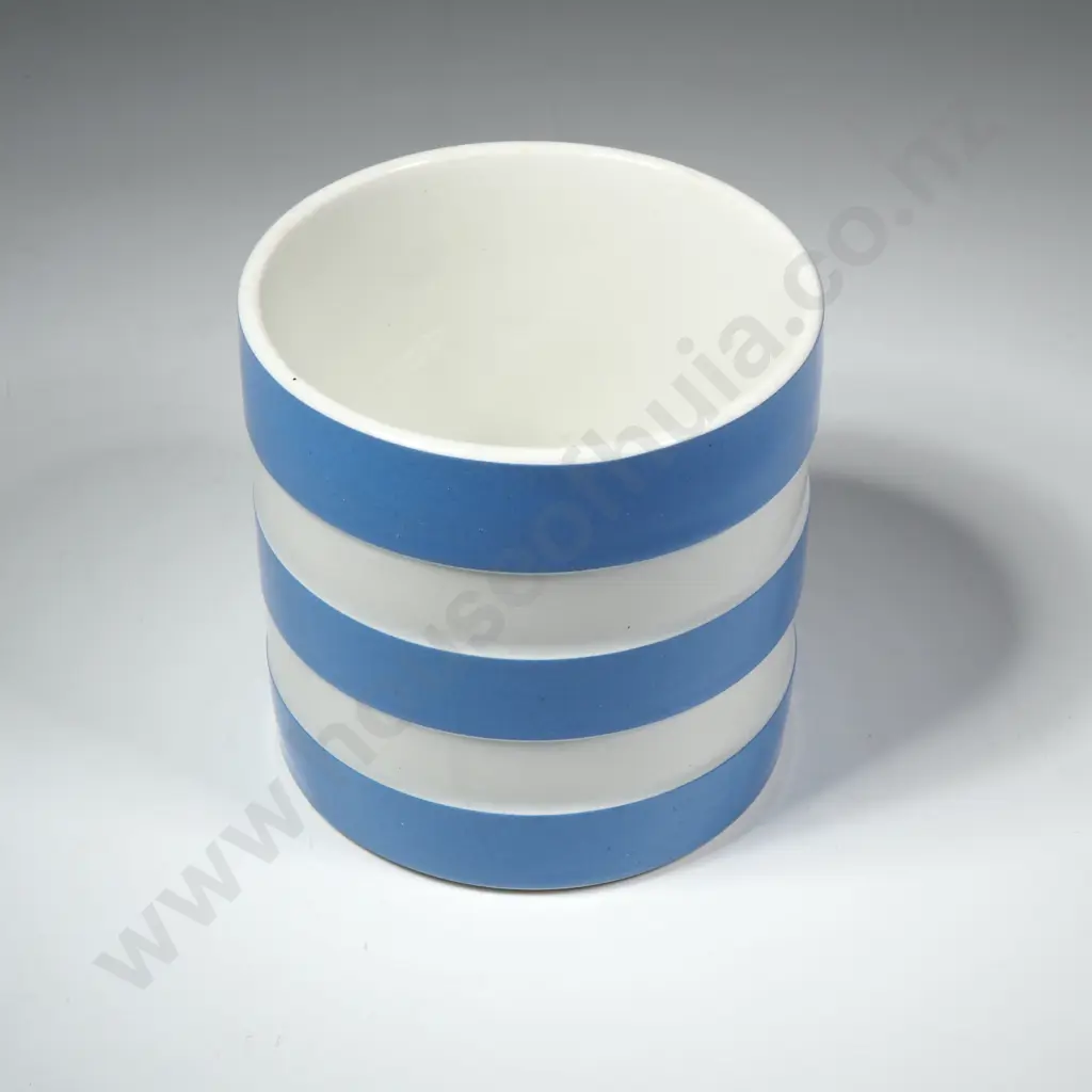 A small  Vintage T.G. Green  Cornishware Jar with the Green Shield Mark Image 1++