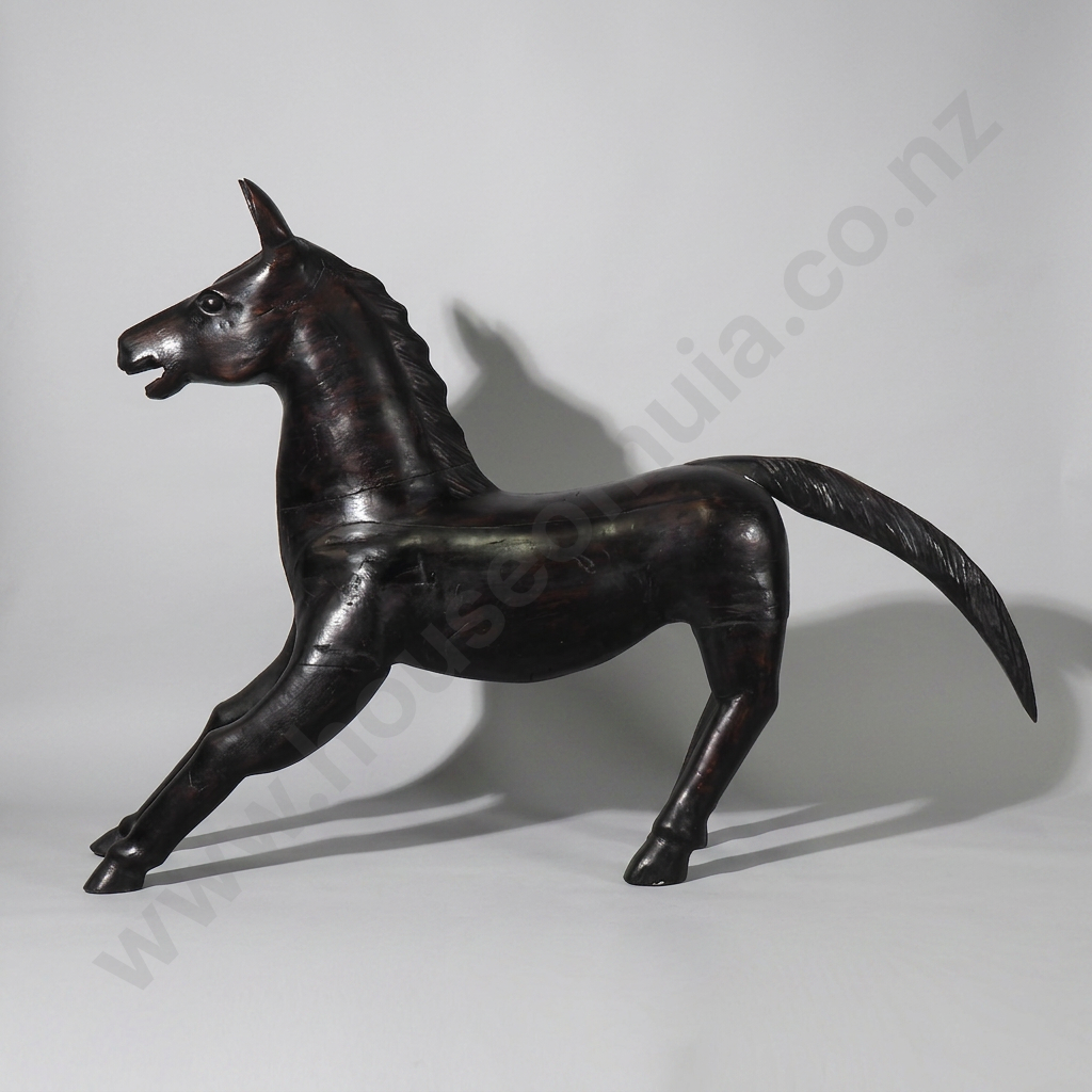 Early 20th Century Wooden Carousel Horse Image 1++