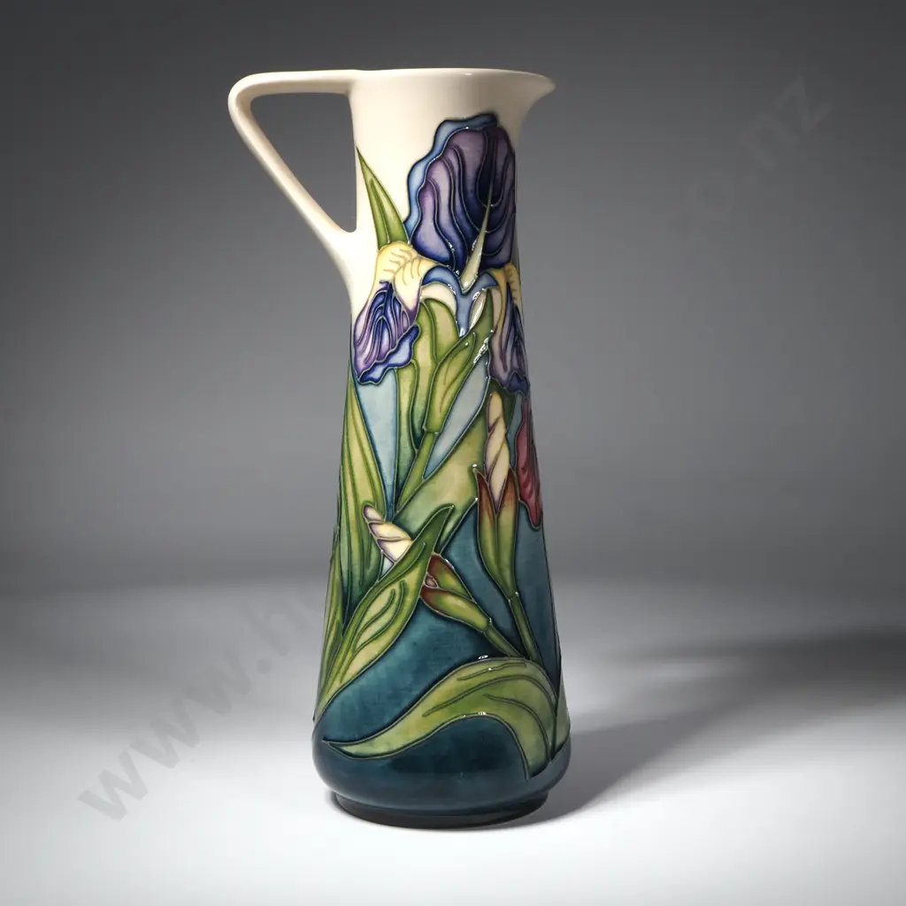 A Moorcroft Pottery Tubelined Iris jug by Rachel Bishop, Image 1++