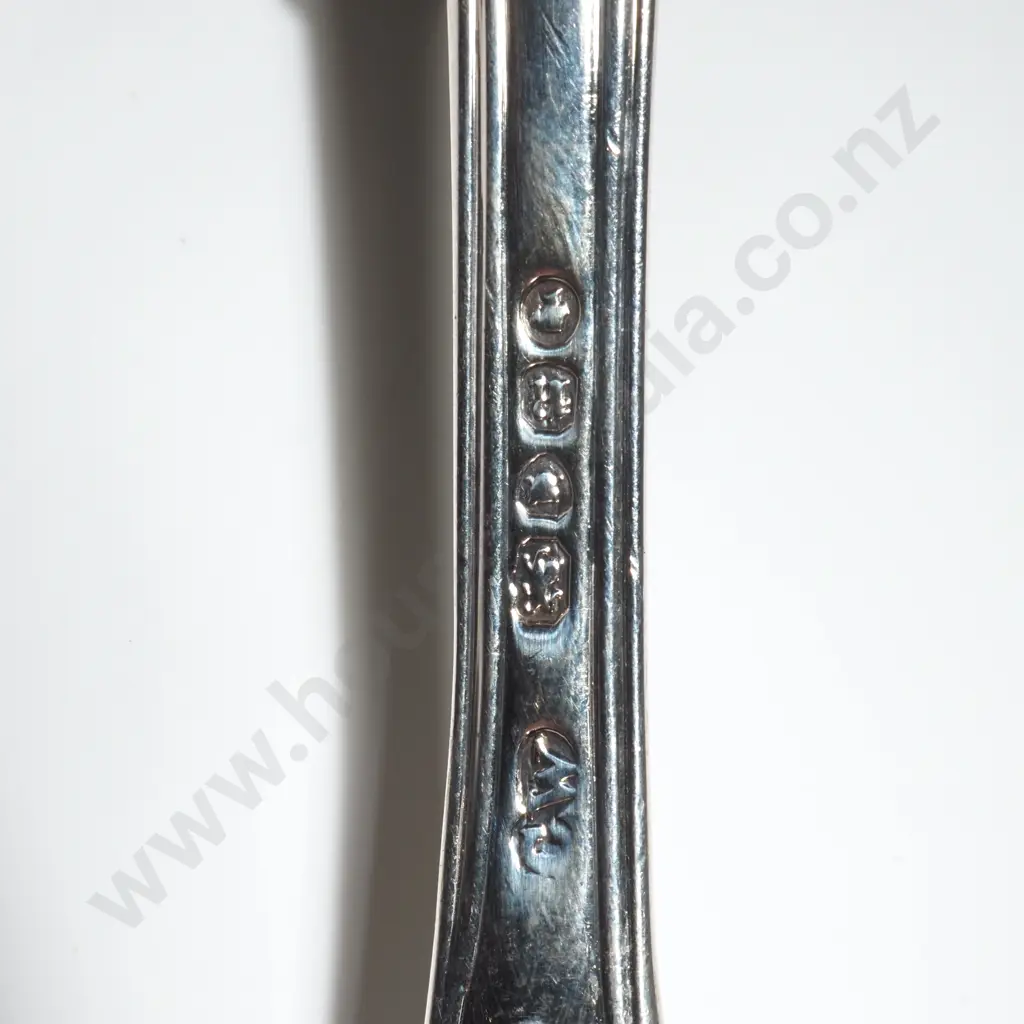 Six Sterling Silver Kings Pattern Entree Forks Image 1++