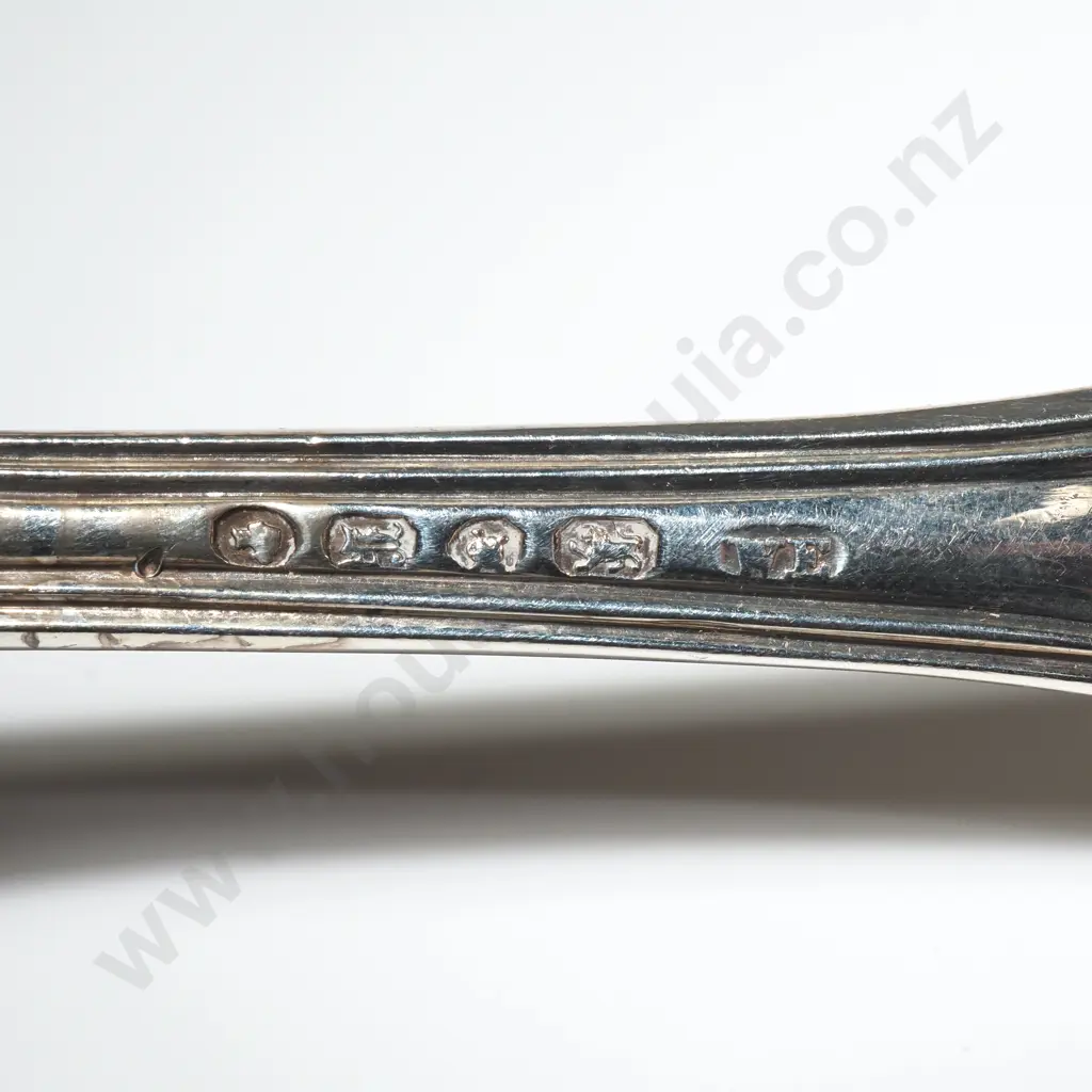 Six Sterling Silver Kings Pattern Entree Forks Image 1++