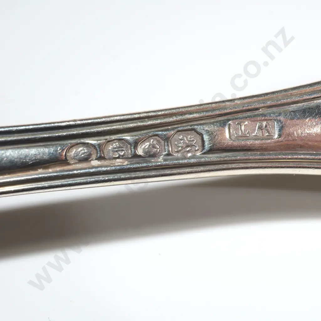 Six Sterling Silver Kings Pattern Large Dinner Forks Image 1++