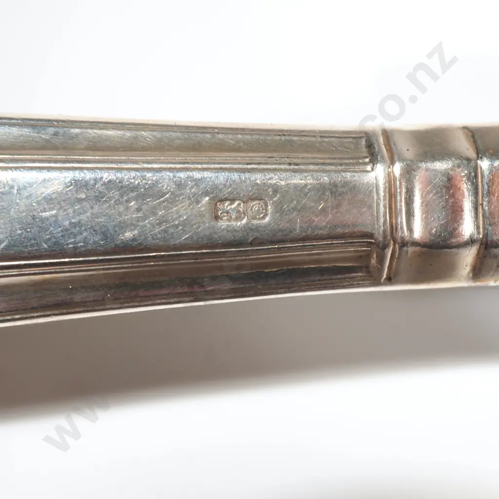 Six Entree Sterling Silver Kings Pattern Knives Image 1++