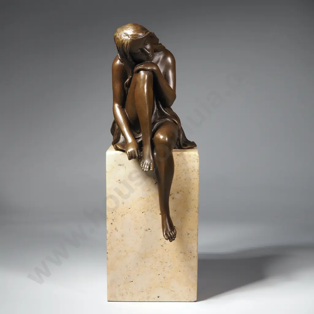 A Cesaro - 'Dreaming', Bronze Image 1++