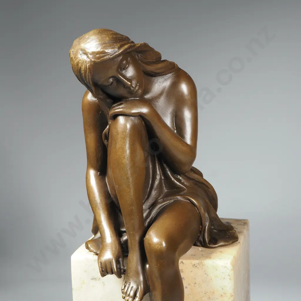 A Cesaro - 'Dreaming', Bronze Image 1++