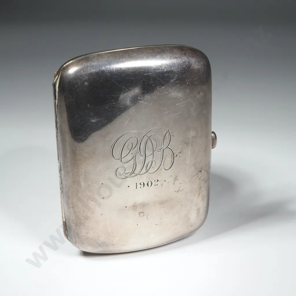 Sterling Silver Cigerette Case Image 1++