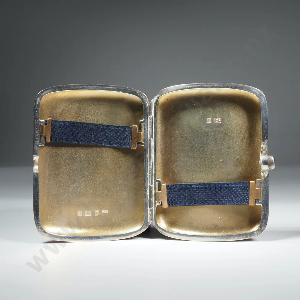 Sterling Silver Cigerette Case Image 1++