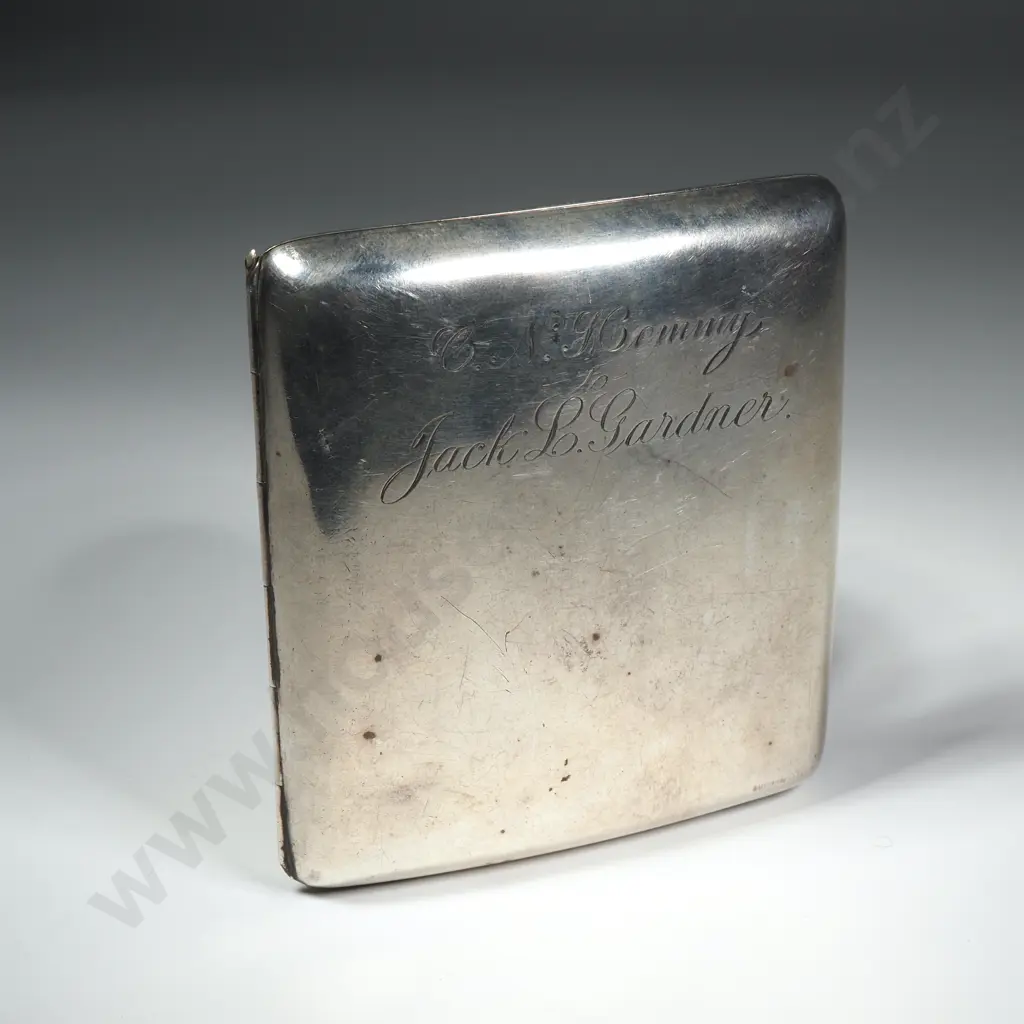 Sterling Silver Cigerette Case Image 1++