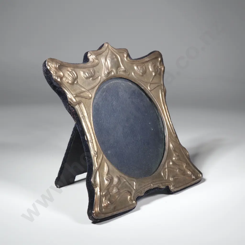 Antique Sterling Silver Art Nouveaux Style Picture Frame Image 1++