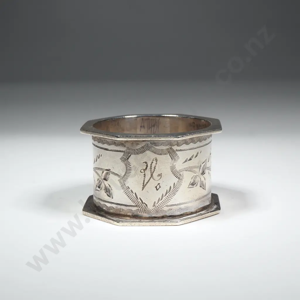 Sterling Silver Australian Napkin Ring  Image 1++