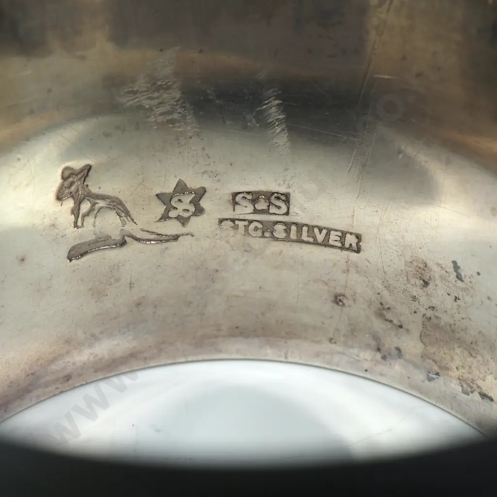 Sterling Silver Australian Napkin Ring  Image 1++
