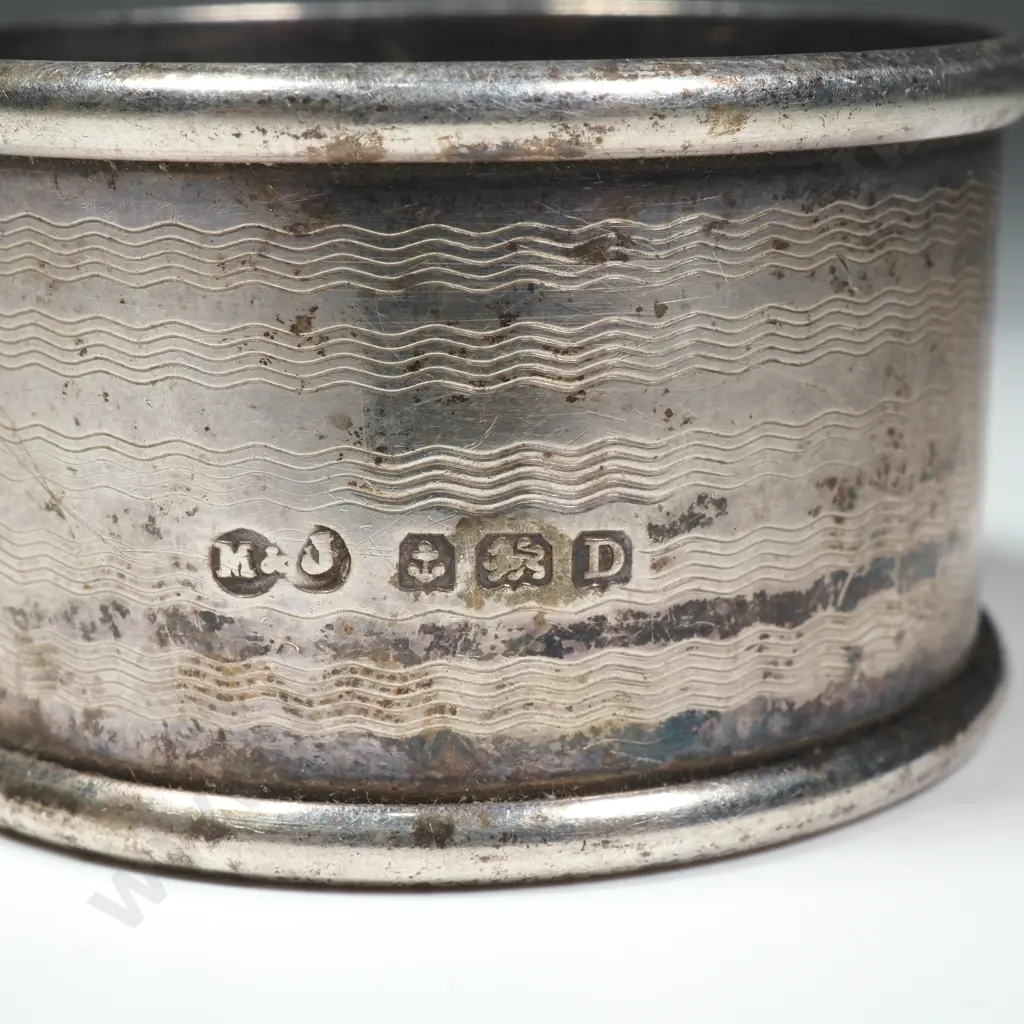 Antique Sterling Silver Napkin Ring Image 1++