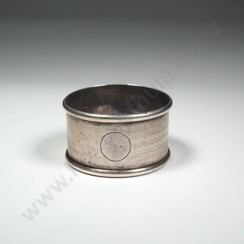 Antique Sterling Silver Napkin Ring Image 1++