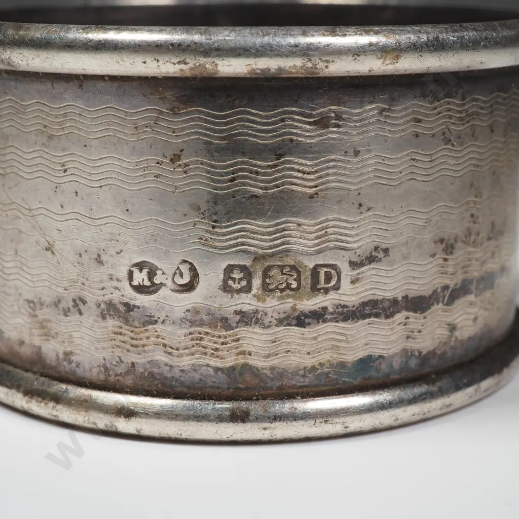 Antique Sterling Silver Napkin Ring Image 1++