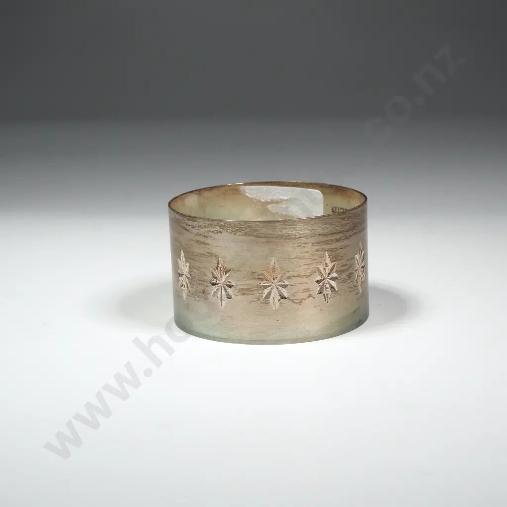 Antique Sterling Silver Napkin Ring Image 1++