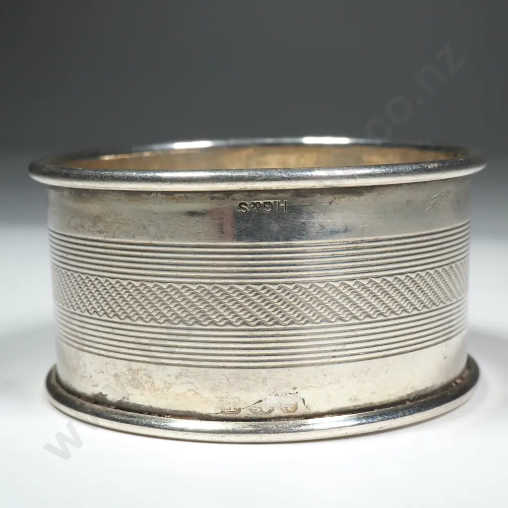 Antique Sterling Silver Napkin Ring Image 1++