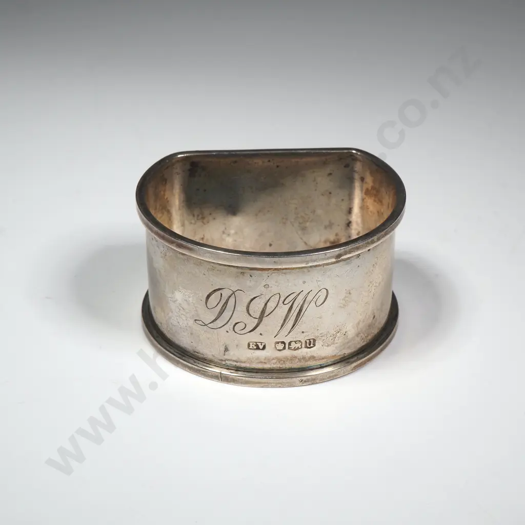 Sterling Silver Serviette Ring Image 1++
