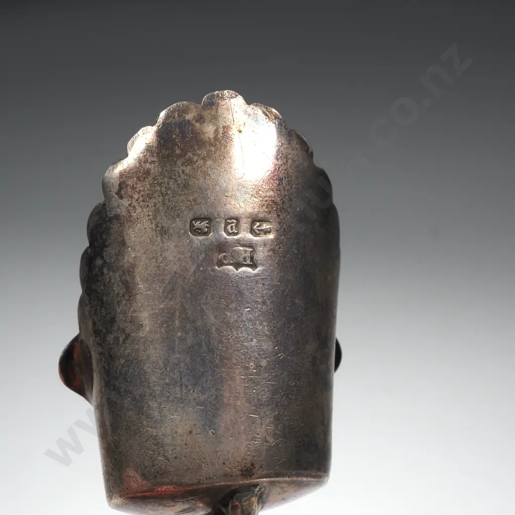 Antique Sterling Silver & MOP Tea Caddy or Sugar Shovel - 1898 Image 1++
