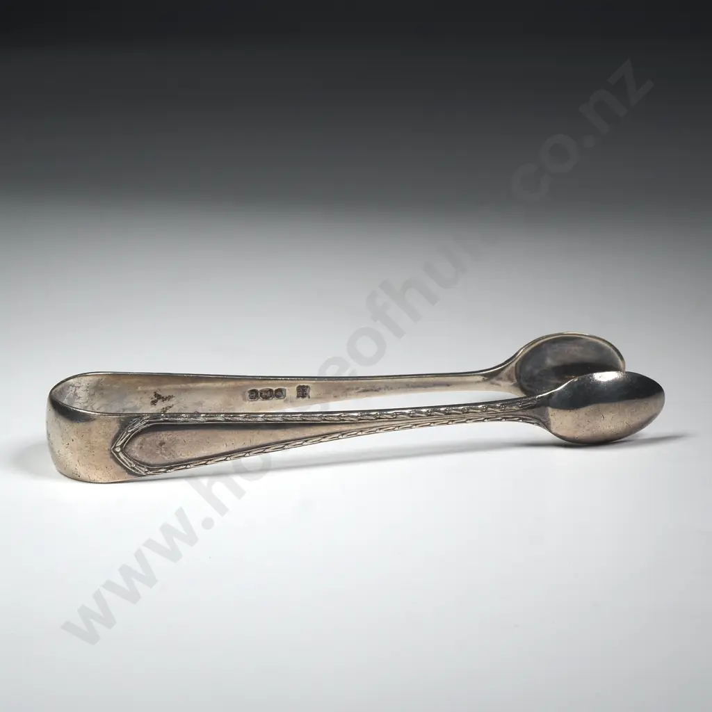 Sterling Silver Sugar Tongs Image 1++