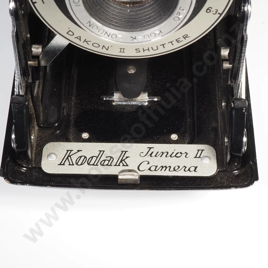 Vintage Kodak Junior Folding Camera w Case Image 1++