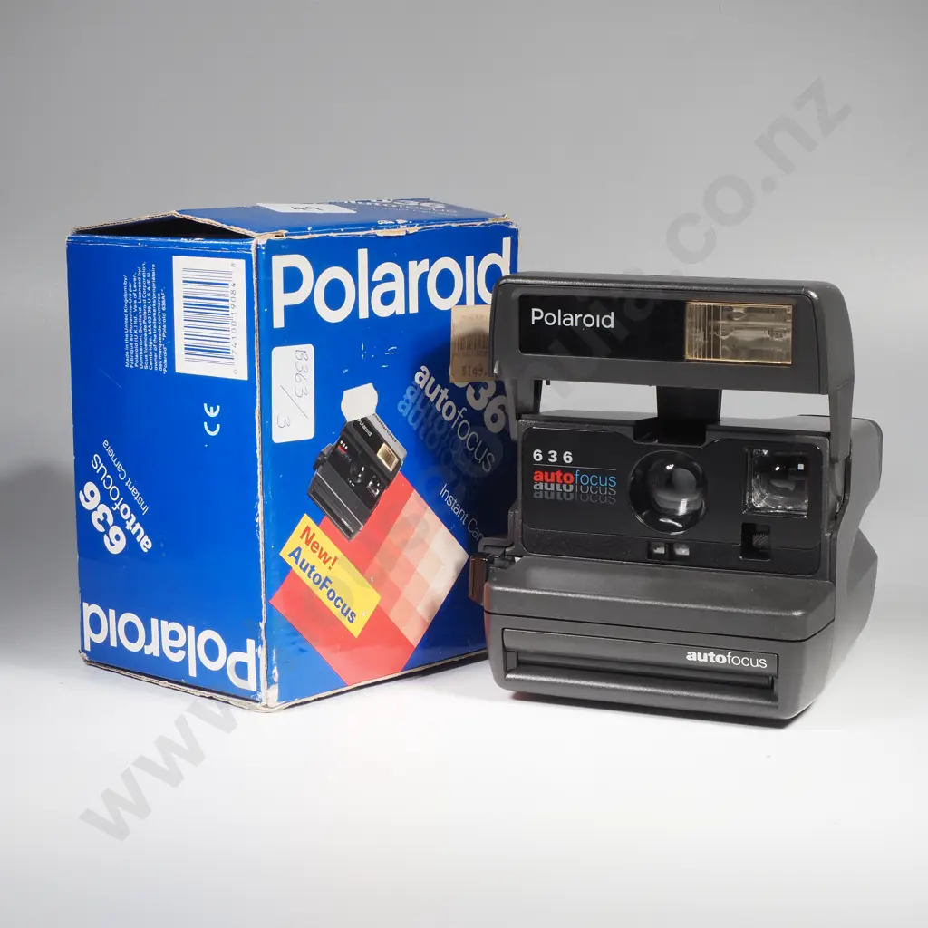 Polaroid 636 Autofocus Camera w Box & Instructions Image 1++
