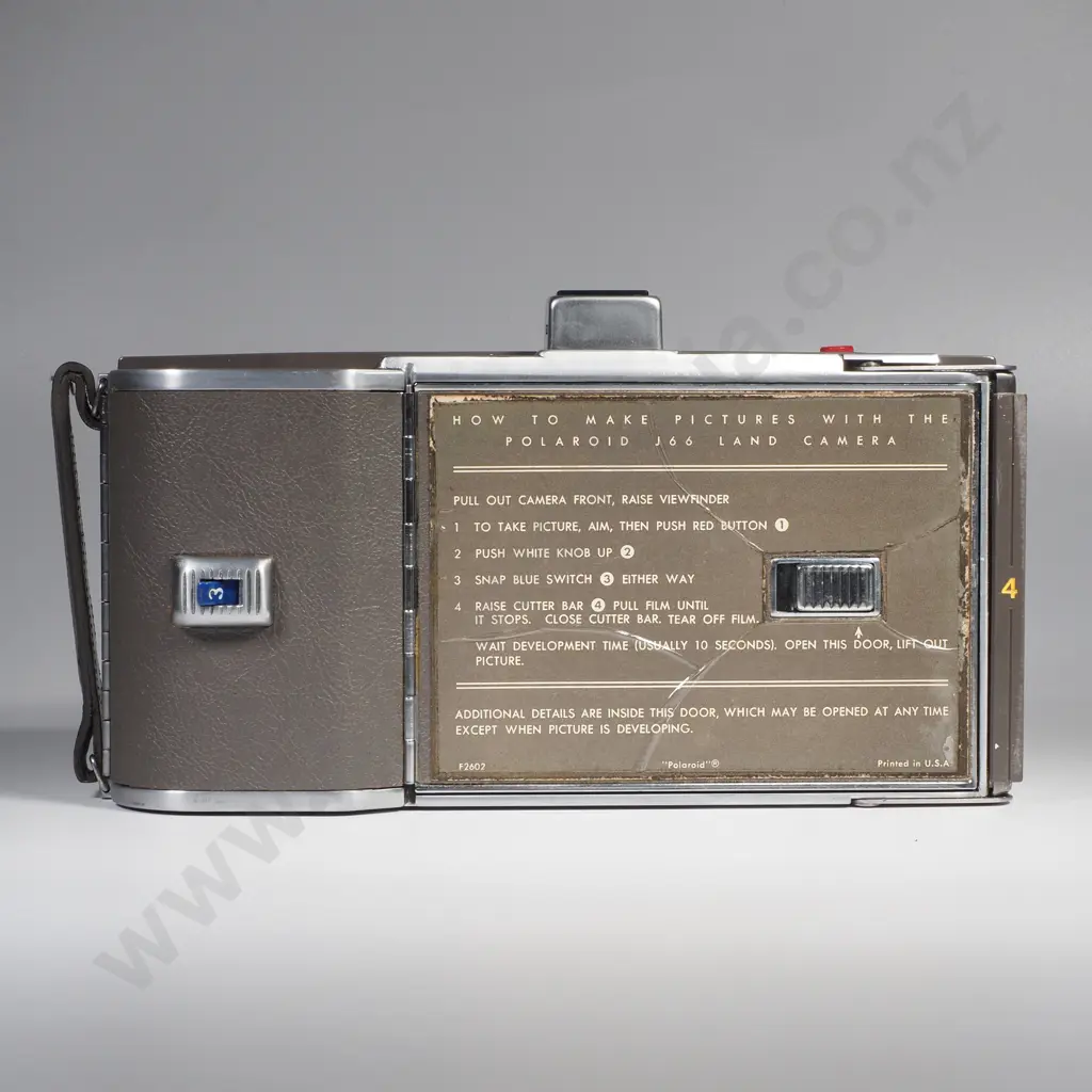 Vintage Polaroid J66 Electric Eye Land Camera w Carry Case Image 1++