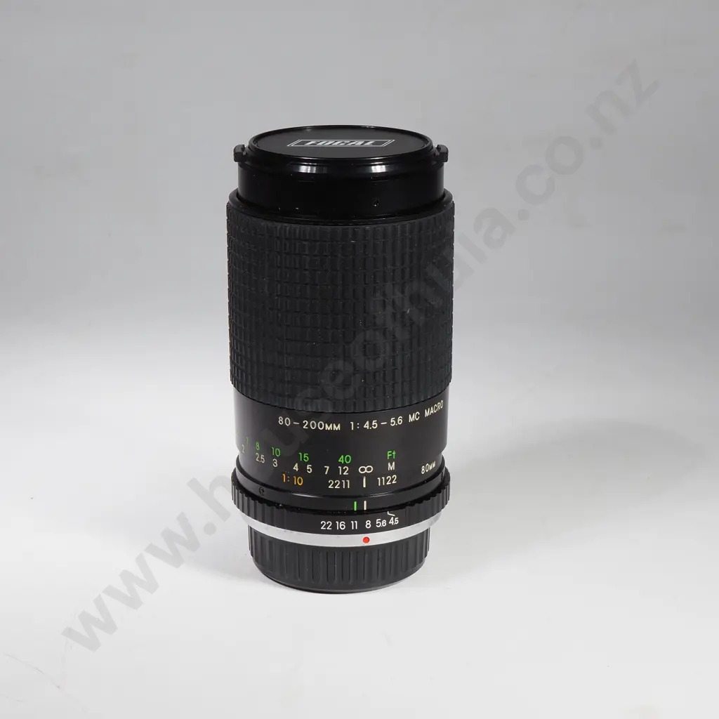 Focal Brand Manual Zoom Lens w a Pentax K Mount (PK Mount) Bayonet Standard in Camera House Case Image 1++