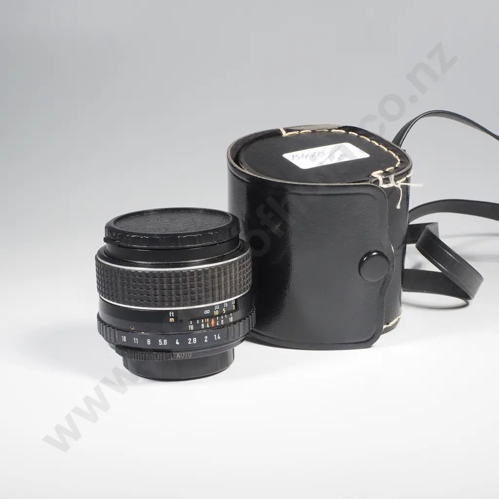 Asahi Pentax SMC Takumar 1:1.4/50mm Manual Focus Lens w Case Image 1++