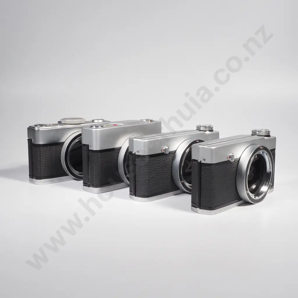 Four Olympus Microscope Bodies Image 1++