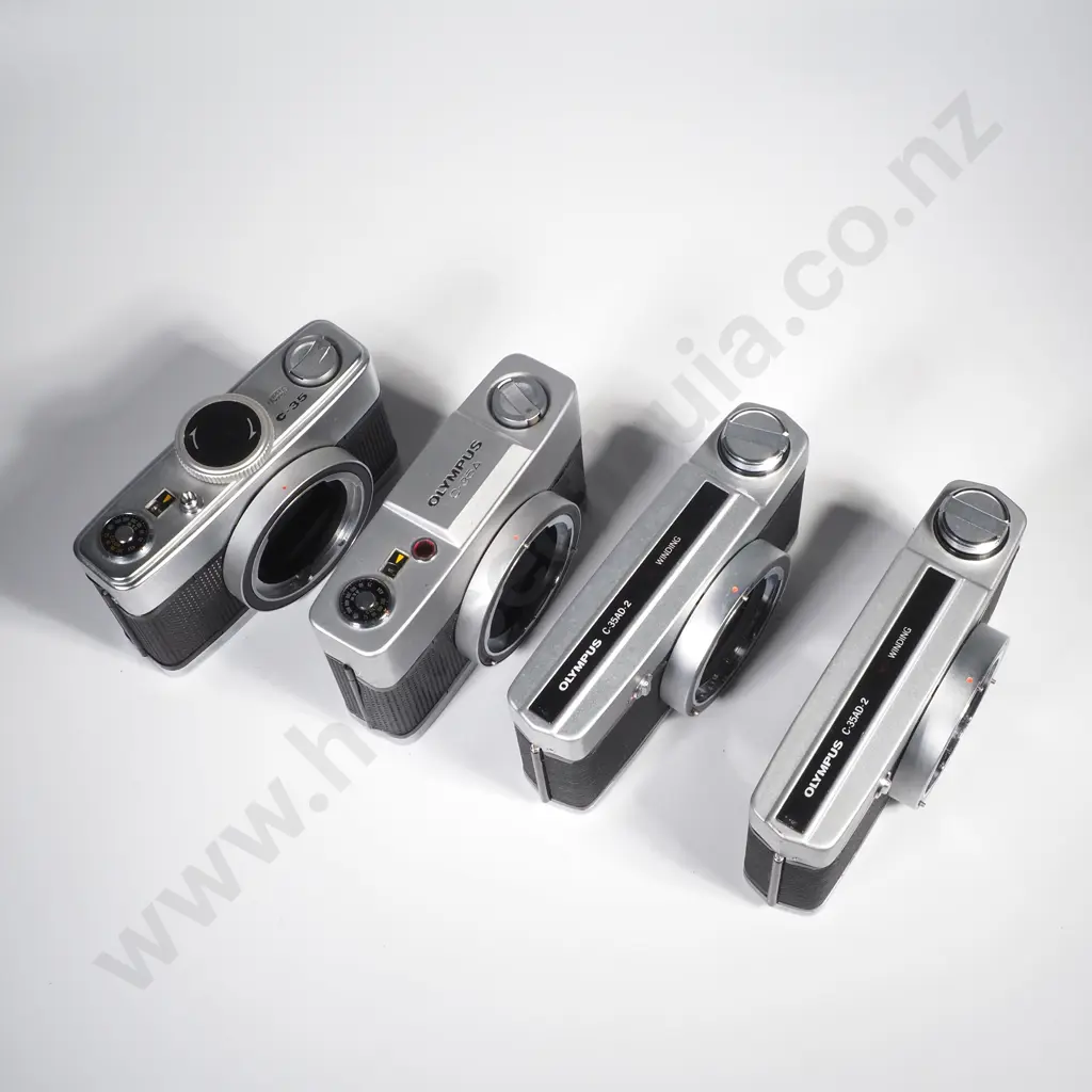 Four Olympus Microscope Bodies Image 1++